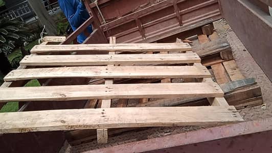wooden pallets