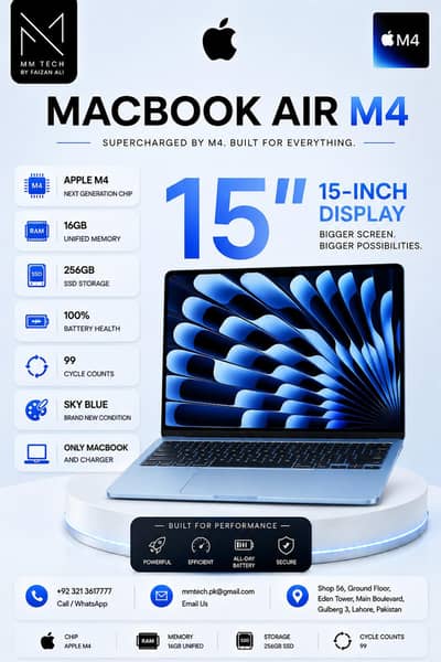 MacBook Air M4 15inches Display