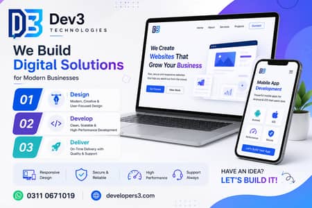 Professional Web Design & Development Services in Karachi