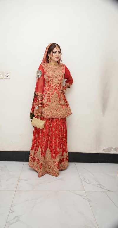bridal lehnga 1 time used
