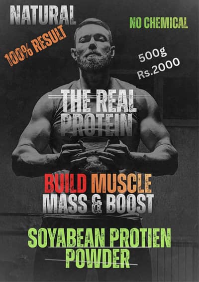 Soya Bean & Soy protien Powder (Raw Rs 950 Powder Rs. 2000)