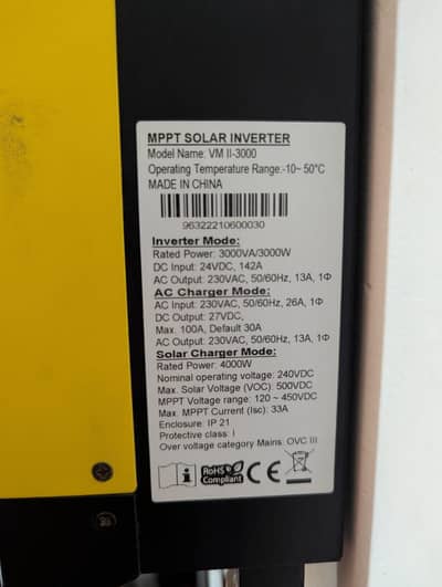 infinix solar inverter pv 4kw
