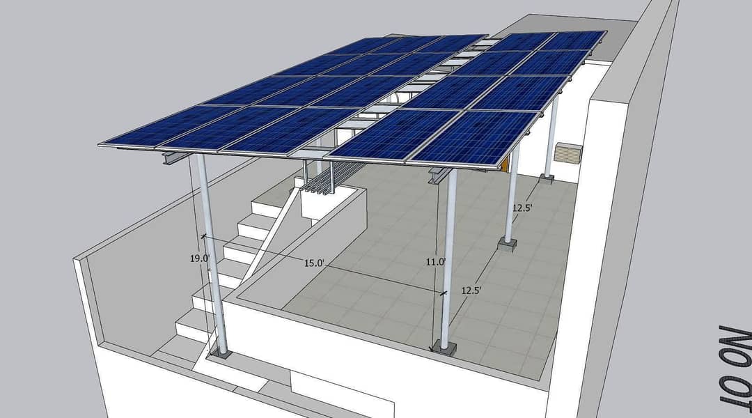Professional Solar Panel Structure Installation Services 2
