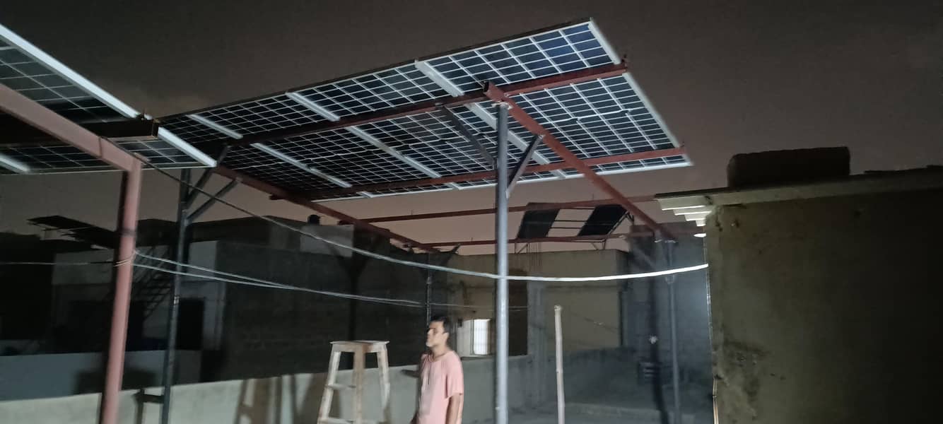 Professional Solar Panel Structure Installation Services 11