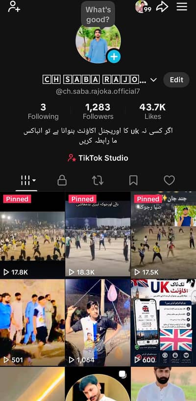 Acount for sale
