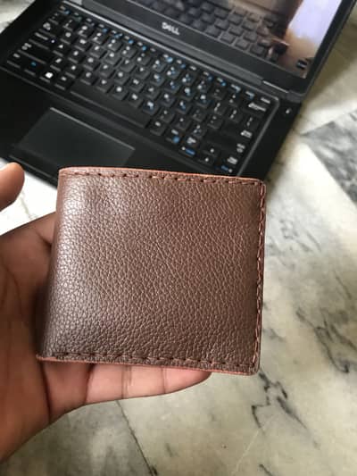 Handmade leather wallet