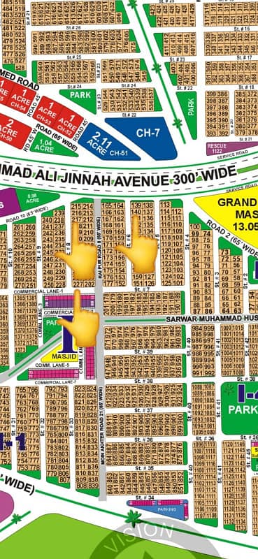 Spacious 1 Kanal Plot Build Your Luxurious Lifestyle Plot Sector I in DHA MULTAN PHASE- 1