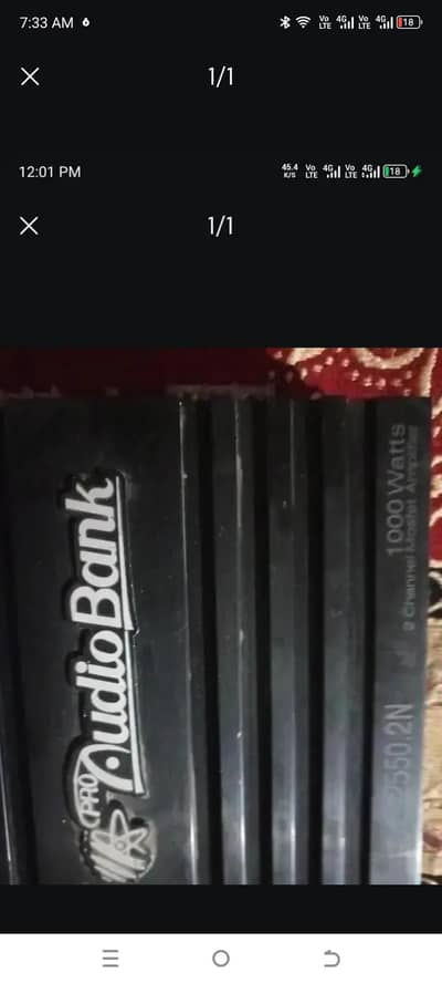amp  1000 Watts