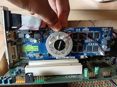 Gigabyte 1gb gpu with core 2 board and cpu