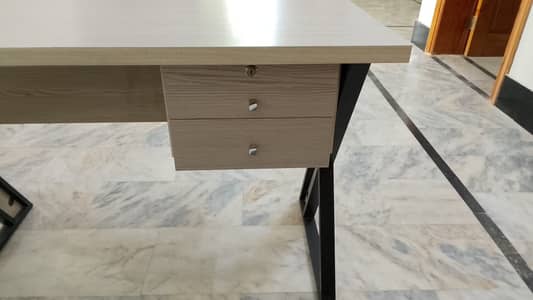 8 Modern Office Desks - Light Wood Finish-Almost New