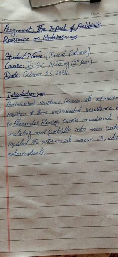 Assignment writing