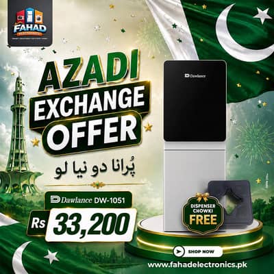 Dawlance Water Dispenser WD-1051 Silver Azadi Exchange Offer