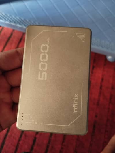 Urgent Sale Infinix Power bank 5,000 Mag Battery
