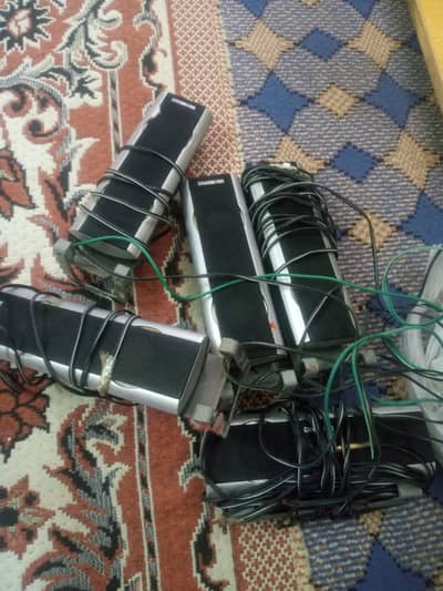 computer Speakers, car tape with speakers