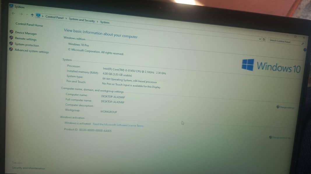 Core i3 8th generation 2