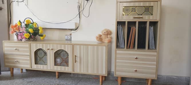 Tv rack and books rack