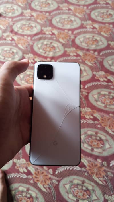 google pixel 4xl  6gb 64gb waterpack only back break
