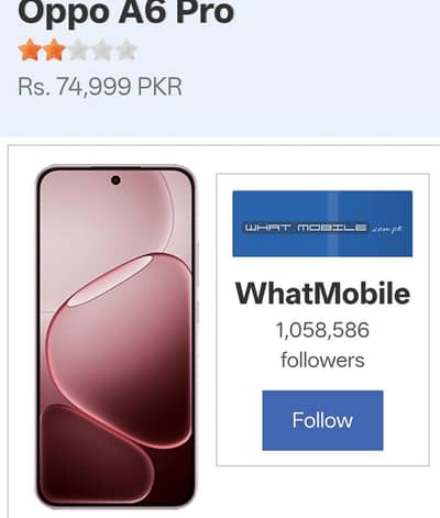 oppo a6pro blue color 8GB. 128GB