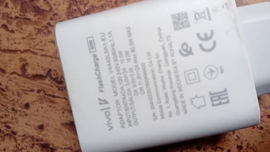 100% Original Vivo 80w FlashCharge Adapter Box Pulled