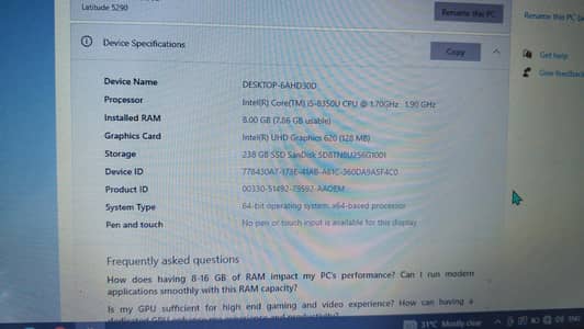 DELL i5 8TH GEN