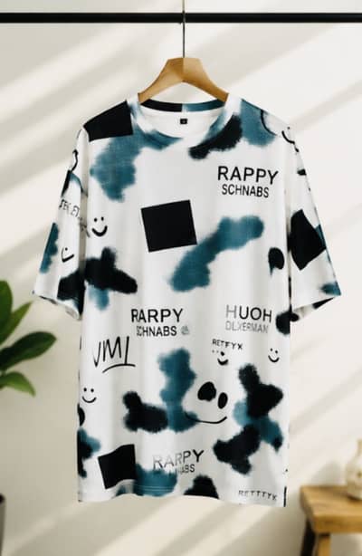 Drop shoulder shirt