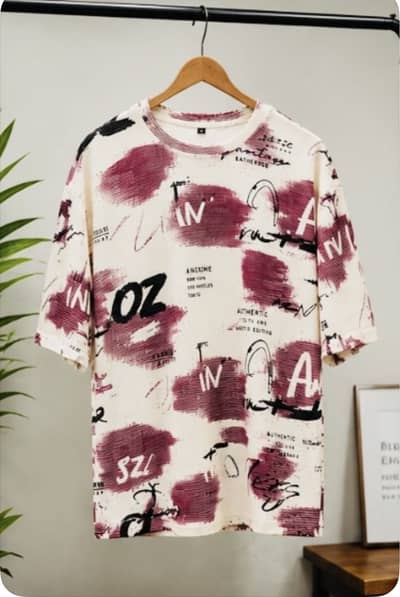 Drop shoulder shirt