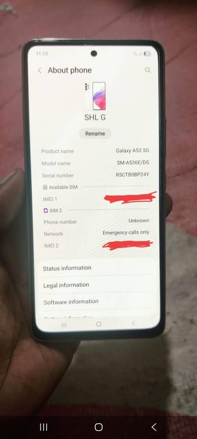 Samsung Mobile A53 5G dual sim