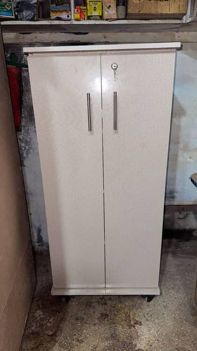  Compact 2-Door Storage Cabinet / Shoe Rack (2x4 ft)