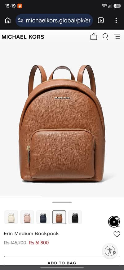 Michael kors leather backpack 0302-76-72-810 call please