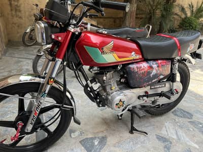 Honda CG 125 Red Colour 2026 Model