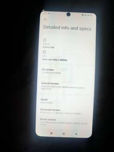Redmi note 12  full box pta prove exchange possible