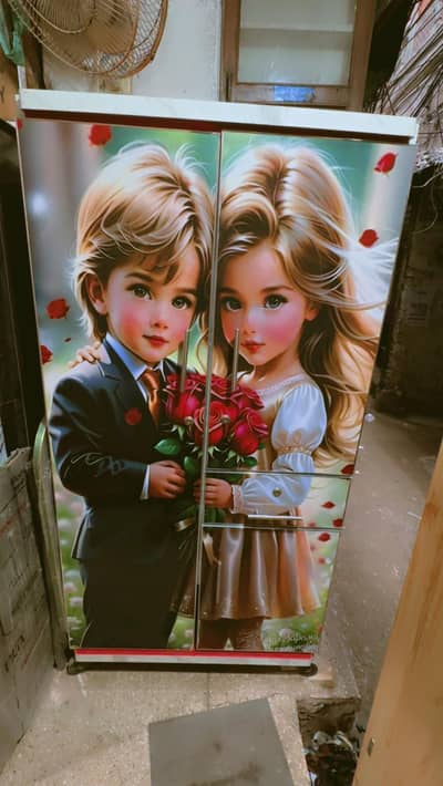 Kids Storage Cabinet | Beautiful Printed Design | 5ft Height