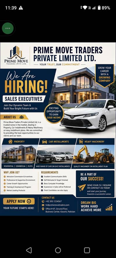 Sales executive