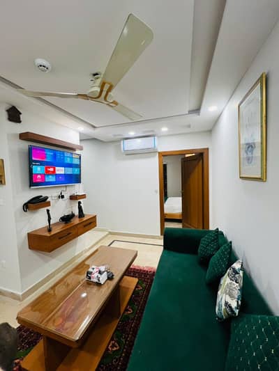 Par day luxury two bed apartment available for rent in Islamabad markez prime location