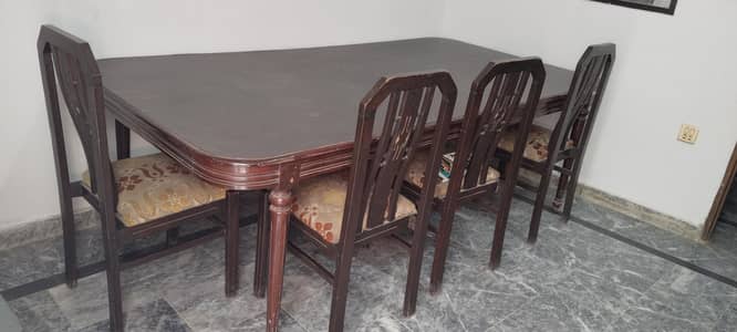 dining table with 6 dining chairs