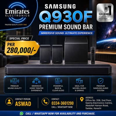 Samsung Q930F Soundbar | Premium Home Theater System