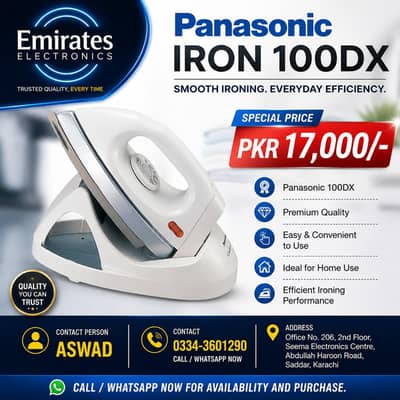 Panasonic Iron 100DX | Premium Electric Iron