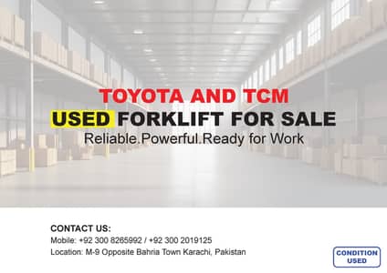 Toyota Fork Lifters for Sales