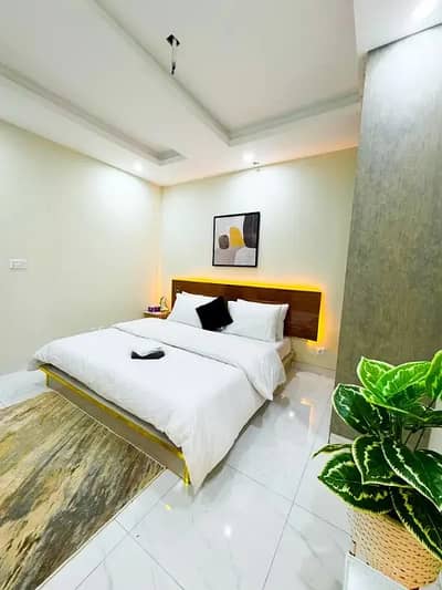 Flat for rent 1bed ROM full furnished apartments safe and scour 100%coupe allow