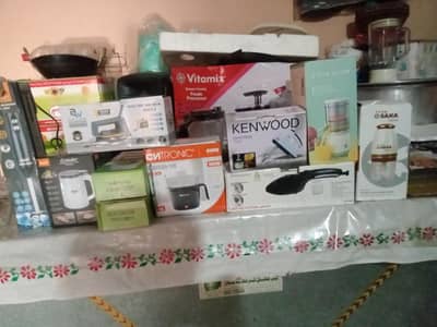 Kitchen Items and  steam Iron or Simple iron