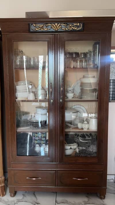 showcase walnut colour 2 door