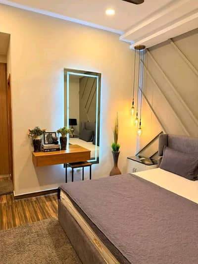 Flat for rent 1bed ROM full furnished apartments safe and scour 100%coupe allow