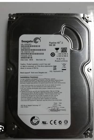 Seagate 500 GB Hard Drive