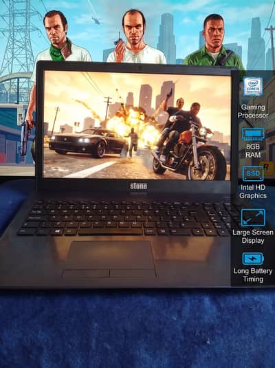 Core i5 6th Gen 8GB RAM SSD Gaming Laptop Stonebook pro p10A