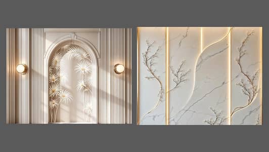 3D wallpaper flex