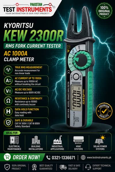 Kyoritsu KEW 2300R Fork Current Tester In Pakistan