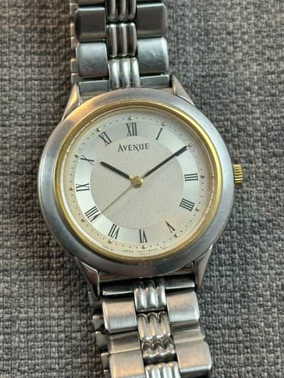 Seiko Avenue Watch Japan Made Slim Dress Watch 7N01-6040 Unisex