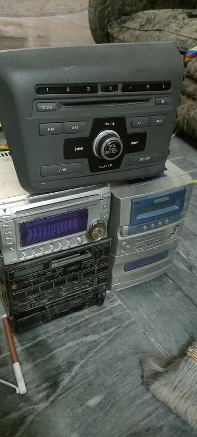 5 piece of deck tape amplifier japanes