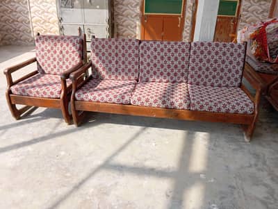 original wooden  sofa set with cushion for sale