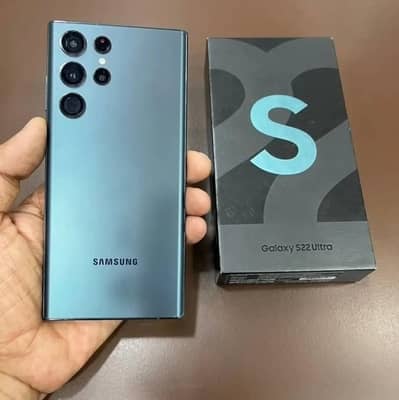 Samsung Galaxy S22 Ultra 12/512 Complete Box Urgent Sale Connect Wtp